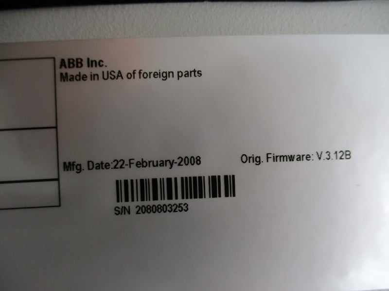 ABB 31H1V2B76 ACS550-PC-097A-4+K462 480VAC 96A NSMP