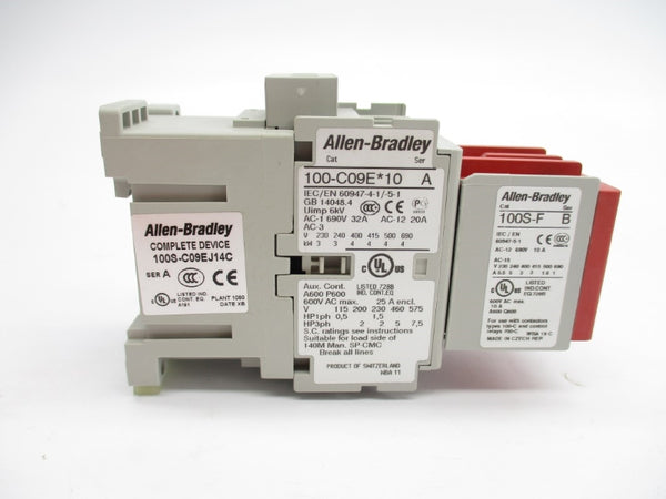 ALLEN BRADLEY 100S-C09EJ14C SER. A 24VDC (BR/WH) NSMP