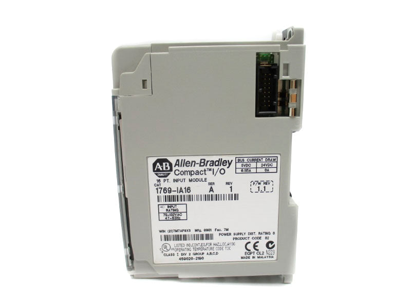 ALLEN BRADLEY 1769-IA16 SER. A F/W 1.1 24VDC 0.115A NSNP