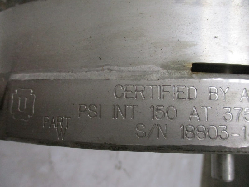 ALLEGHENY BRADFORD PART W B858500 150PSI 375'F NSNP