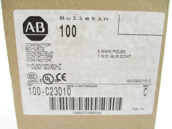 ALLEN BRADLEY 100-C23D10 SER. C 110/120V 32A (BR/WH) NSMP