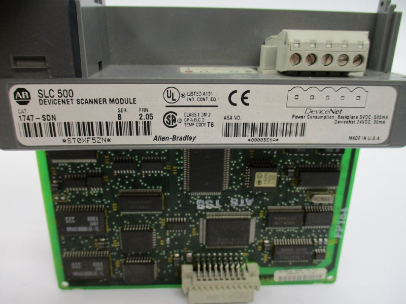 ALLEN BRADLEY 1747-SDN SER. B F/W 2.05 24VDC (NO DOOR) NSNP
