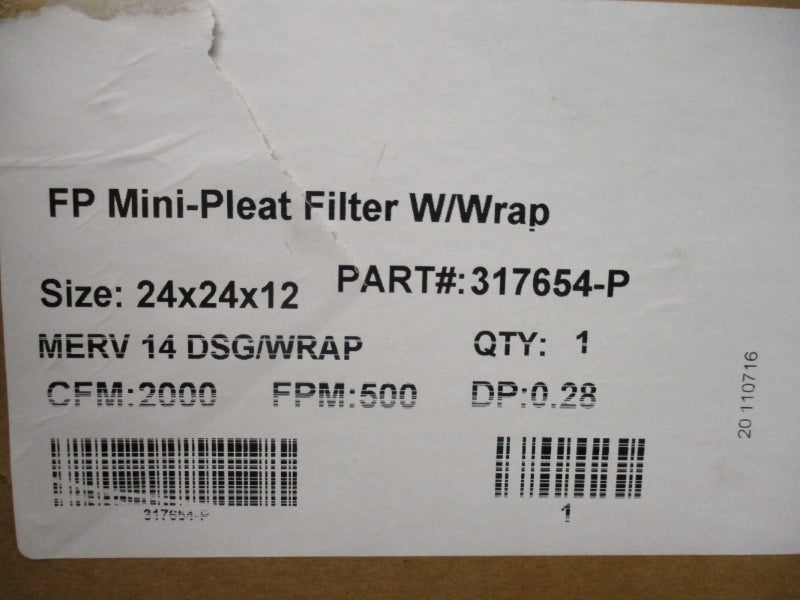 AEROSTAR 317654-P 24" X 24" X 12" NSMP