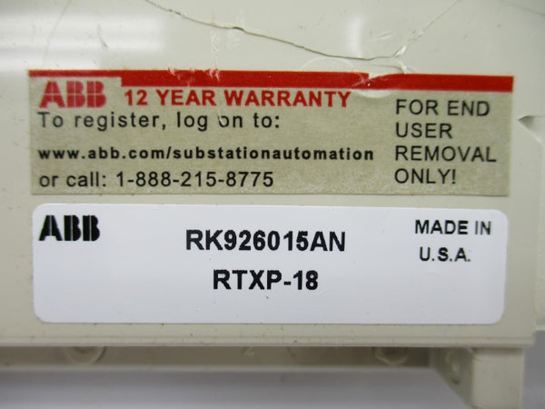 ABB RK926015AN RTXP-18 (AS PICTURED) NSNP