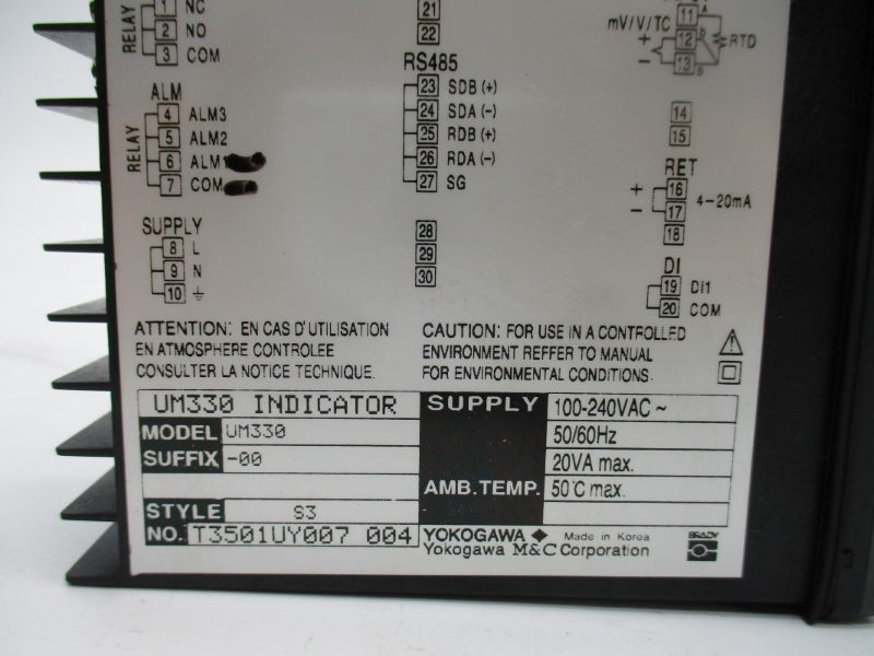 YOKOGAWA UM330-00 100-240VAC NSMP