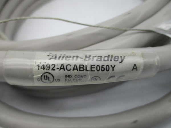 ALLEN BRADLEY 1492-ACABLE050Y SER. A (BR/WH) NSMP