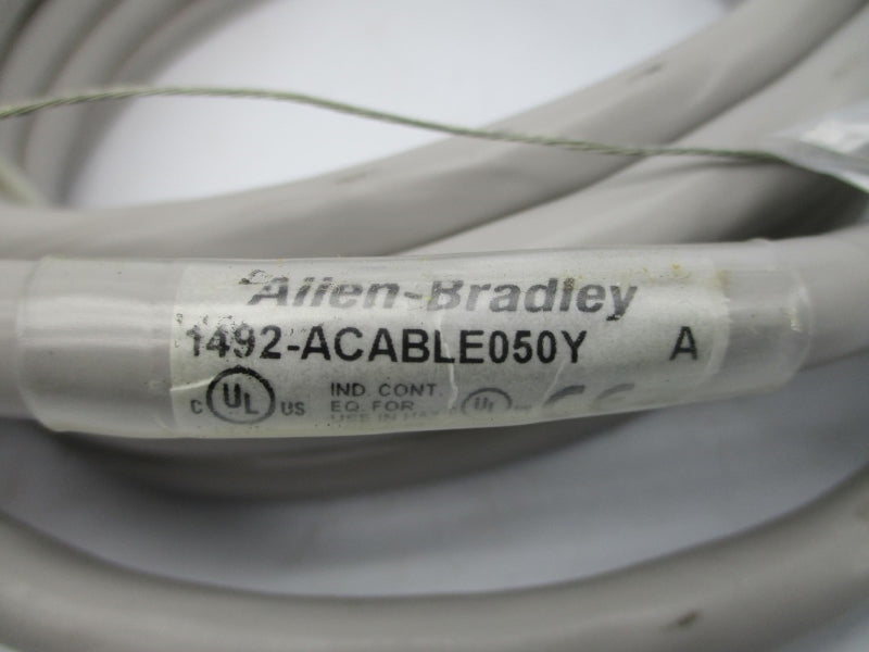 ALLEN BRADLEY 1492-ACABLE050Y SER. A (BR/WH) NSMP