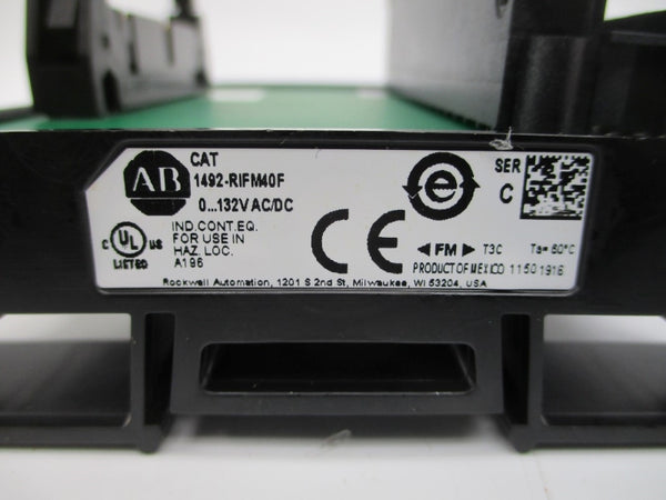 ALLEN BRADLEY 1492-RIFM40F SER. C 0-132VAC/DC (BR/WH) NSMP