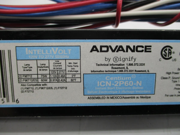 ADVANCE ICN-2P60-N 120-277V NSNP