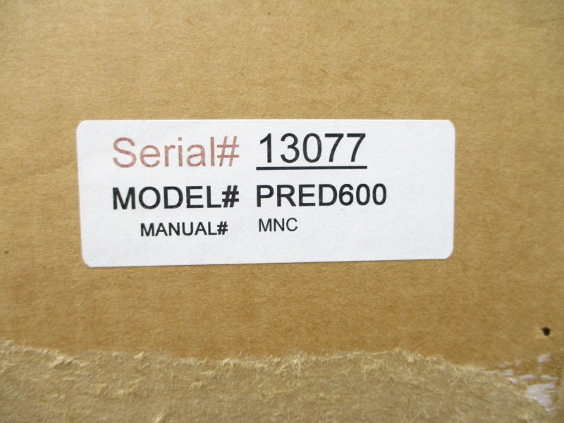 ABATEMENT TECHNOLOGIES PRED600 NSMP