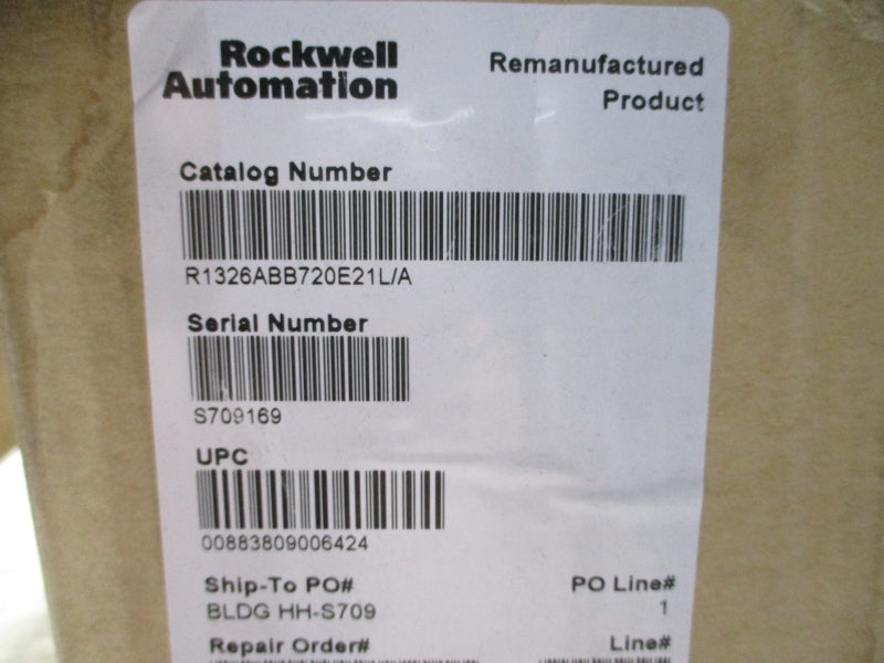 ALLEN BRADLEY 1326AB-B720E-21-L SER. A 17.5A REMAN