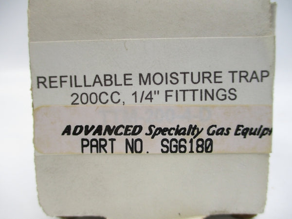 ADVANCED SPECIALTY GAS EQUIPMENT SG6180 1/4" NSMP