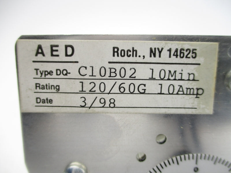 AED DQ-C10B02 3-002-156-002 120V 10A 10M NSNP