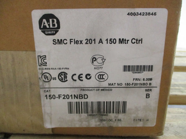 ALLEN BRADLEY 150-F201NBD SER. B F/W 6.006 200-480VAC 201A NSMP