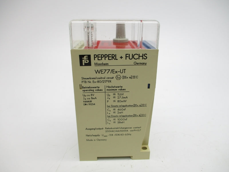 PEPPERL+FUCHS WE77/EX-UT 08762 250VAC 4A NSMP