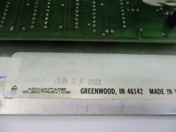 ADVANTAGE ELECTRONICS 2000LE 251100 (AS PICTURED) UNMP