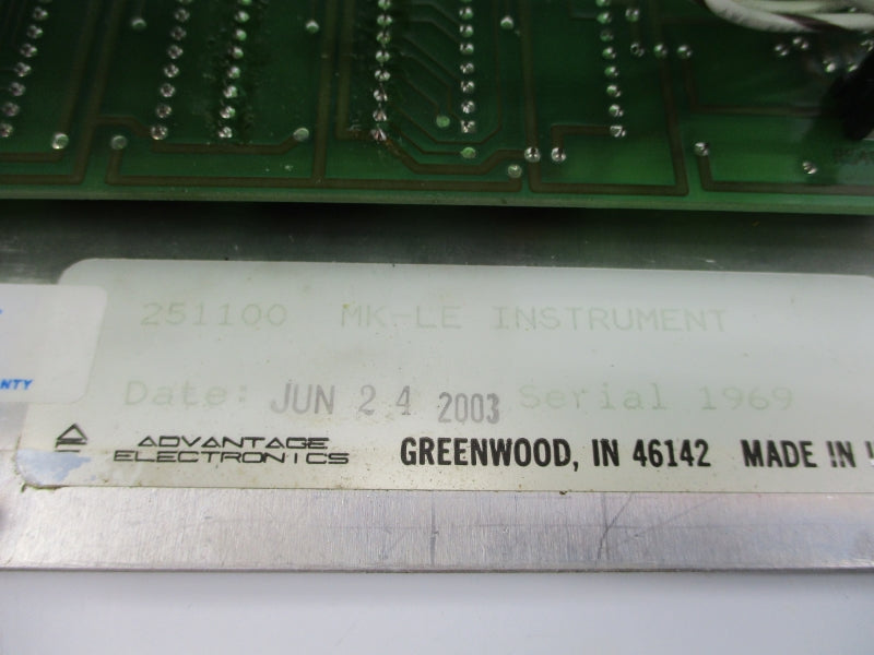 ADVANTAGE ELECTRONICS 2000LE 251100 (AS PICTURED) UNMP