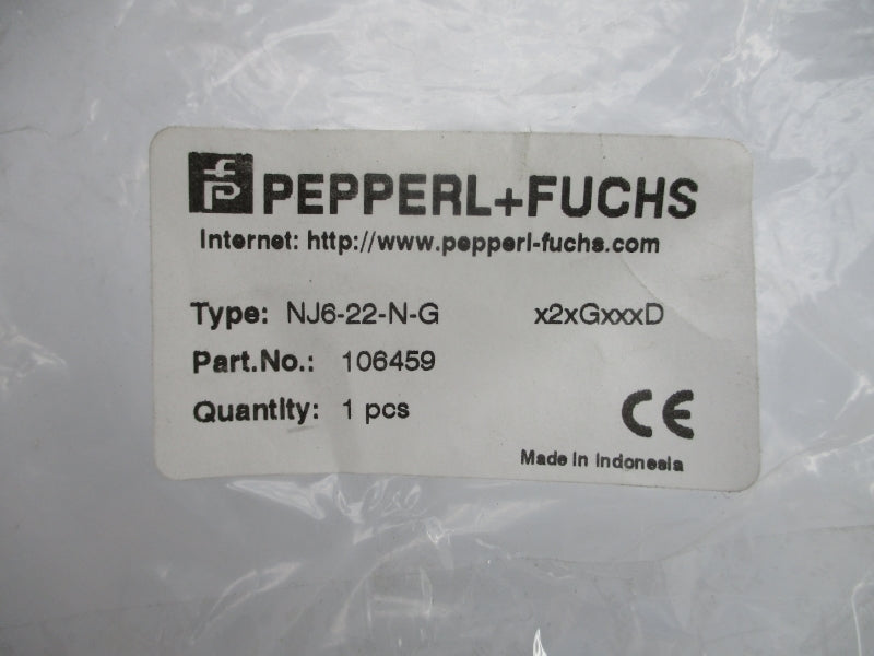 PEPPERL+FUCHS NJ6-22-N-G 106459S 8VDC NSMP