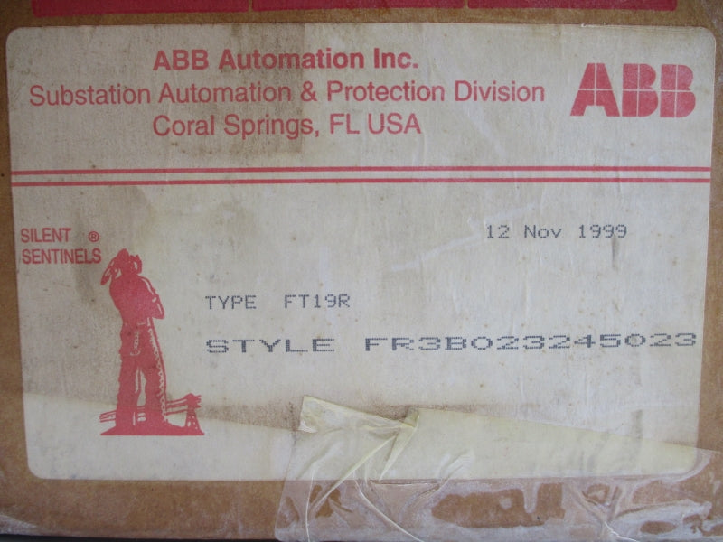 ABB FT-19R FR3B023245023 NSMP