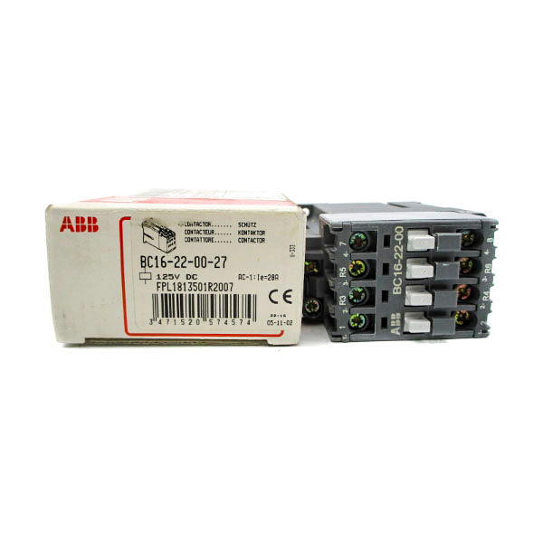 ABB BC16-22-00-27 125VDC 28A NSMP
