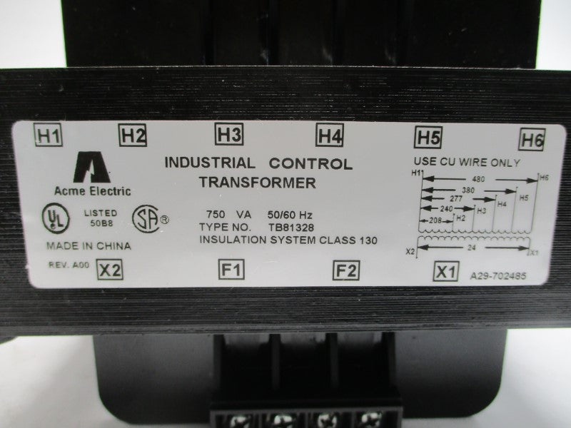 ACME ELECTRIC TB81328 480V NSMP