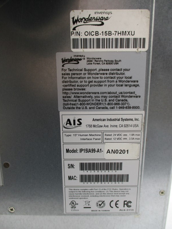 AIS IP15IA99-A1-AN0201 24VDC 3.5A NSMP