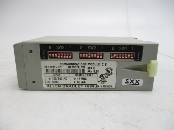 ALLEN BRADLEY 1203-GD1 SER. C F/W 4.04 120/240VAC NSMP