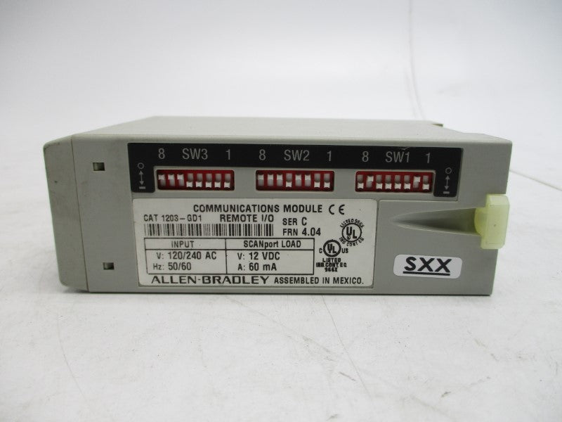 ALLEN BRADLEY 1203-GD1 SER. C F/W 4.04 120/240VAC NSMP