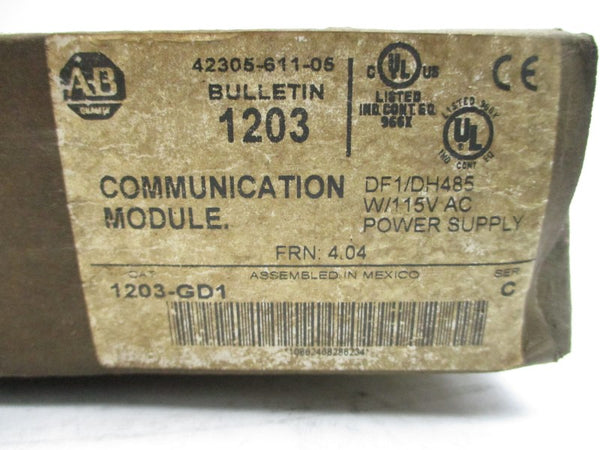 ALLEN BRADLEY 1203-GD1 SER. C F/W 4.04 120/240VAC NSMP