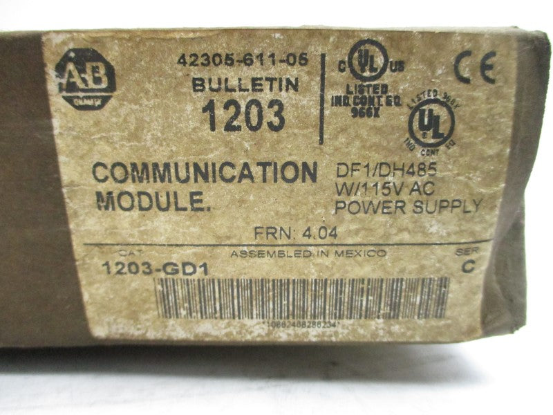 ALLEN BRADLEY 1203-GD1 SER. C F/W 4.04 120/240VAC NSMP