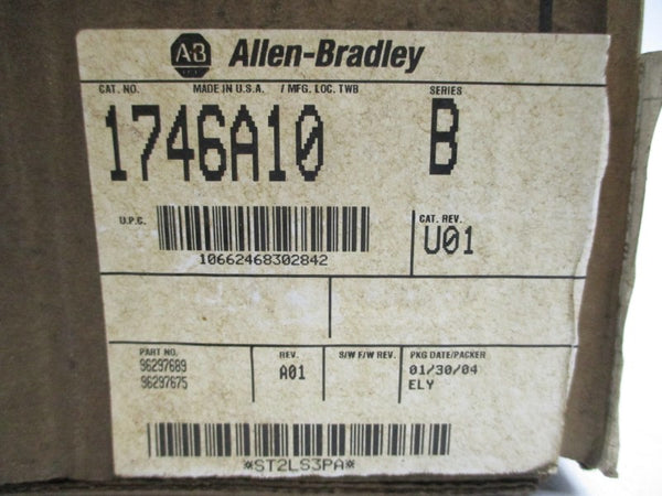 ALLEN BRADLEY 1746-A10 SER. B NSMP