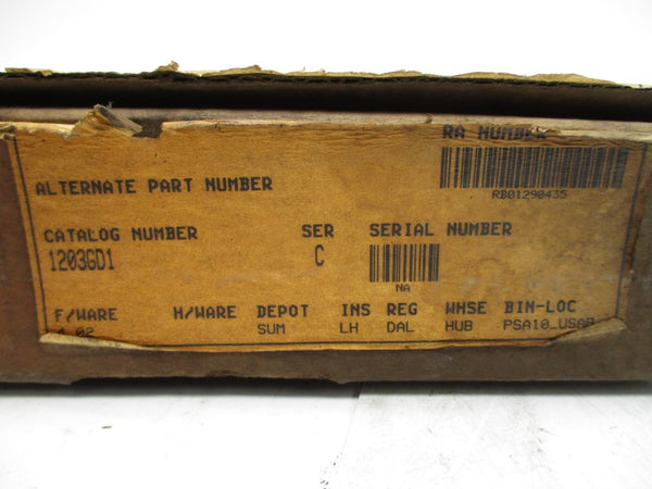 ALLEN BRADLEY 1203-GD1 SER. C F/W 4.02 120/240VAC REMAN