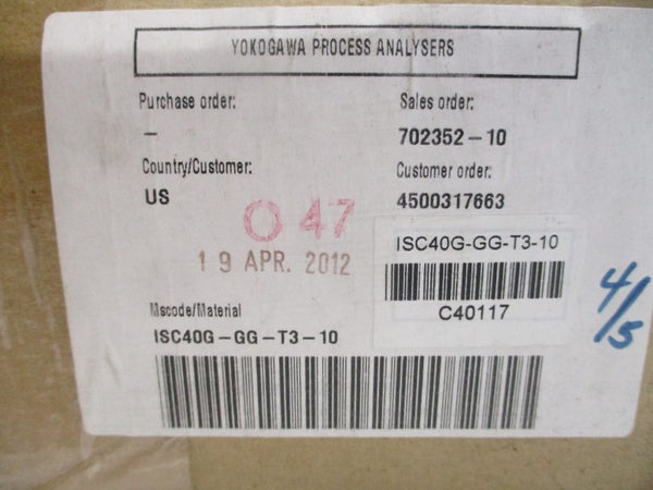 YOKOGAWA ISC40G-GG-T3-10 NSMP