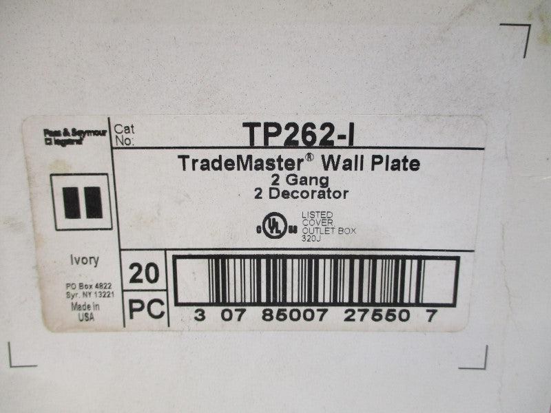 PASS&SEYMOUR TP262-I (PKG OF 20) NSMP