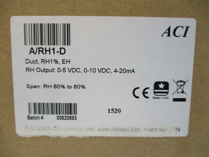 ACI A/RH1-D 0-10VDC NSMP