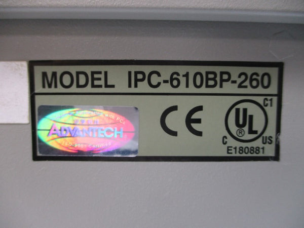ADVANTECH IPC-610BP-260 115/230V 6.0/3.0A NSMP