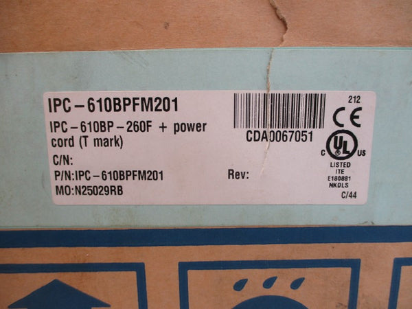 ADVANTECH IPC-610BP-260 115/230V 6.0/3.0A NSMP