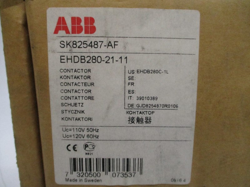 ABB EHDB280-21-11 SK825487-AF 110/120V 280A NSMP