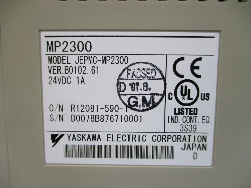 YASKAWA JEPMC-MP2300 24VDC 1A NSMP