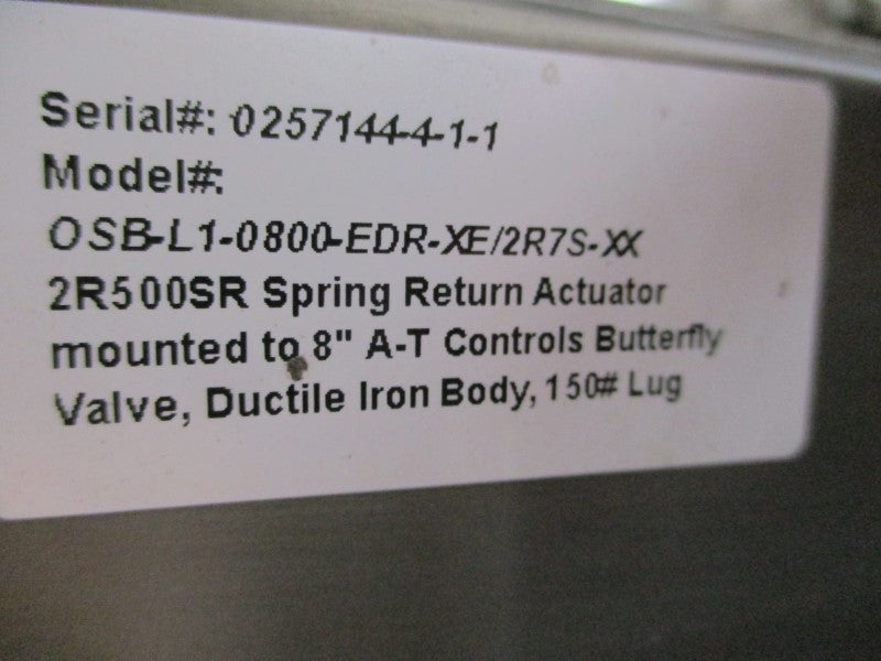 A-T CONTROLS OSB-L1-0800-EDR-XE/2R7S-XX 250VAC 15A 8" NSNP