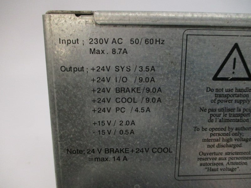 ABB DSQC539 SR92B130 230VAC 8.7A UNMP