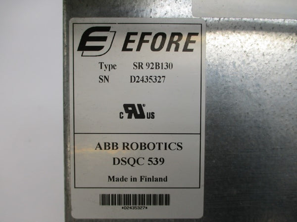 ABB DSQC539 SR92B130 230VAC 8.7A UNMP