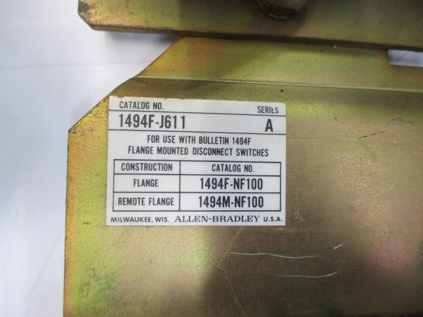 ALLEN BRADLEY 1494F-NF100 SER. A 600V 100A (AS PICTURED) UNMP