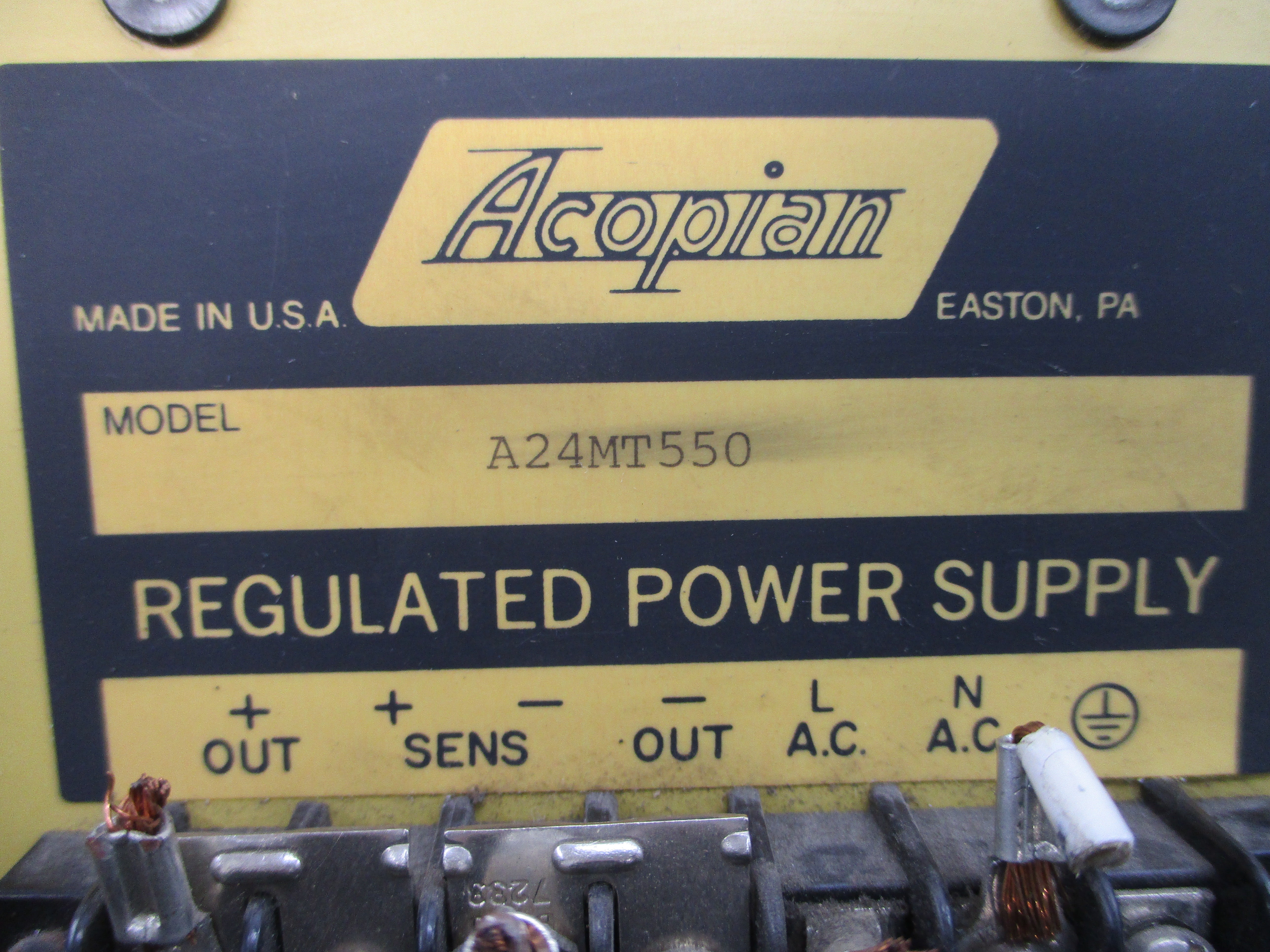 ACOPIAN A24MT550 UNMP