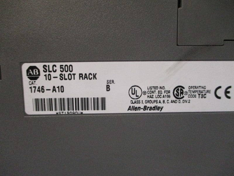 ALLEN BRADLEY 1746-A10 SER. B (AS PICTURED) NSNP