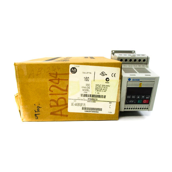 ALLEN BRADLEY 160-AA08NSF1P1 SER. C F/W 7.06 200-240V 9.4A NSMP