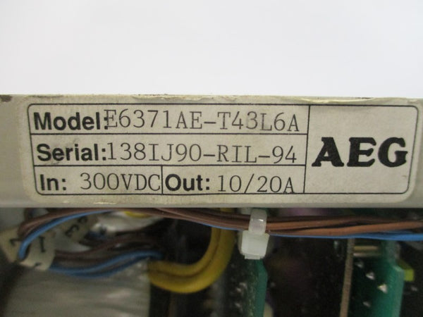 AEG E6371AE-T43L6A 300VDC 10/20A UNMP
