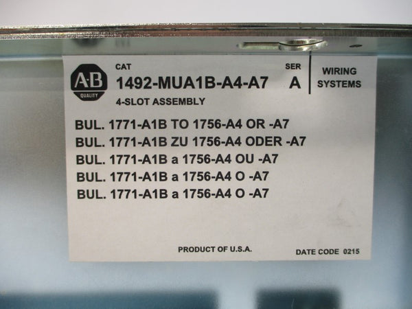 ALLEN BRADLEY 1492-MUA1B-A4-A7 SER. A NSMP