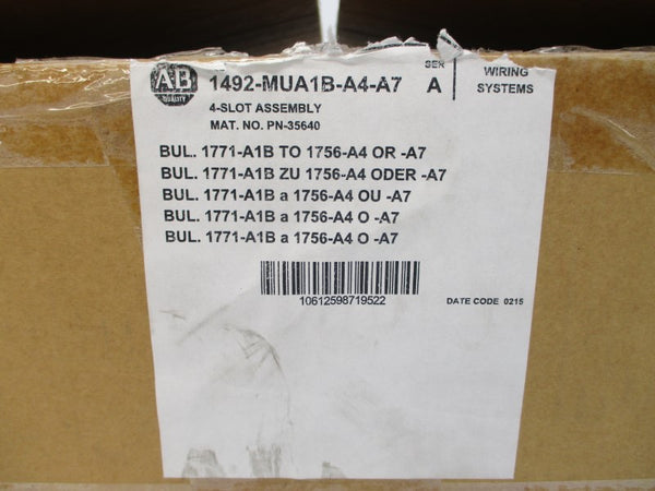 ALLEN BRADLEY 1492-MUA1B-A4-A7 SER. A NSMP