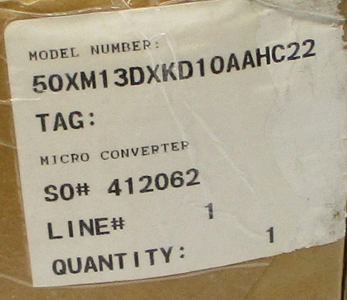 ABB 50XM13DXKD10AAHC229 120V NSMP